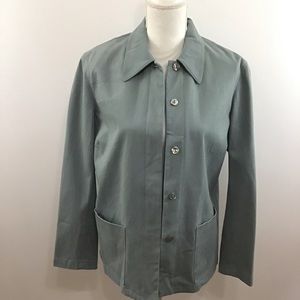 DANA B & KAREN COTTON LONG SLEEVE VINTAGE BLAZER